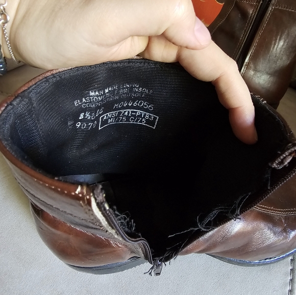 Sonora By Double West Rrown Square Toe Western Cowboy Boots size 8.5 EE - Picture 6 of 8